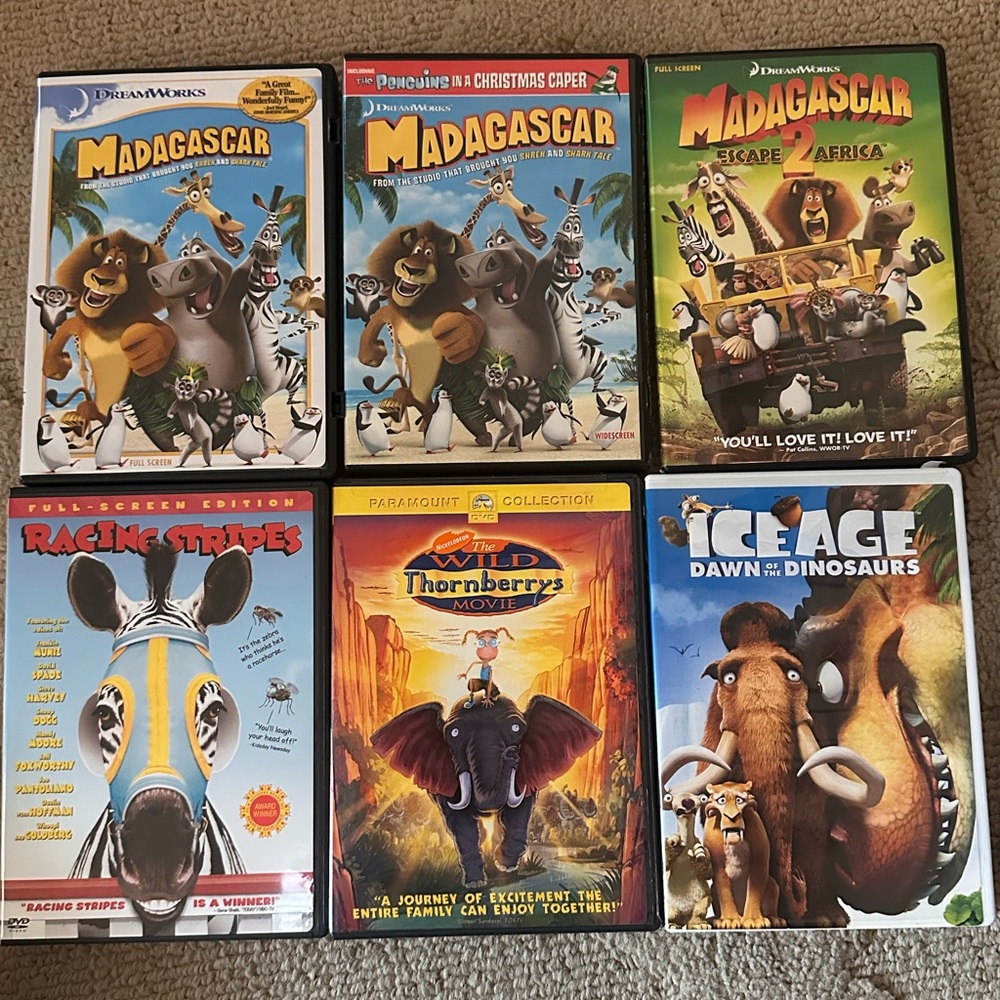 6 dvds